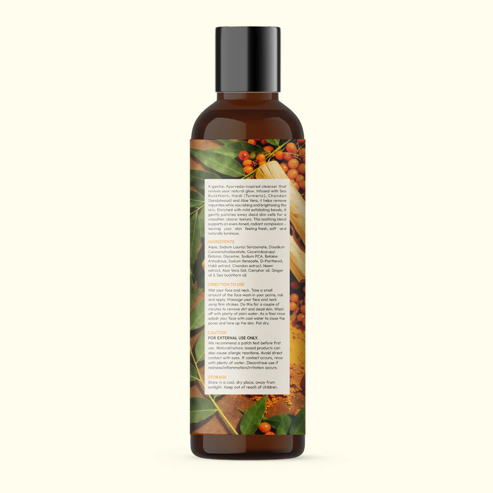 Ubtan Omegas & Beads Face Wash 110ml - Image 3