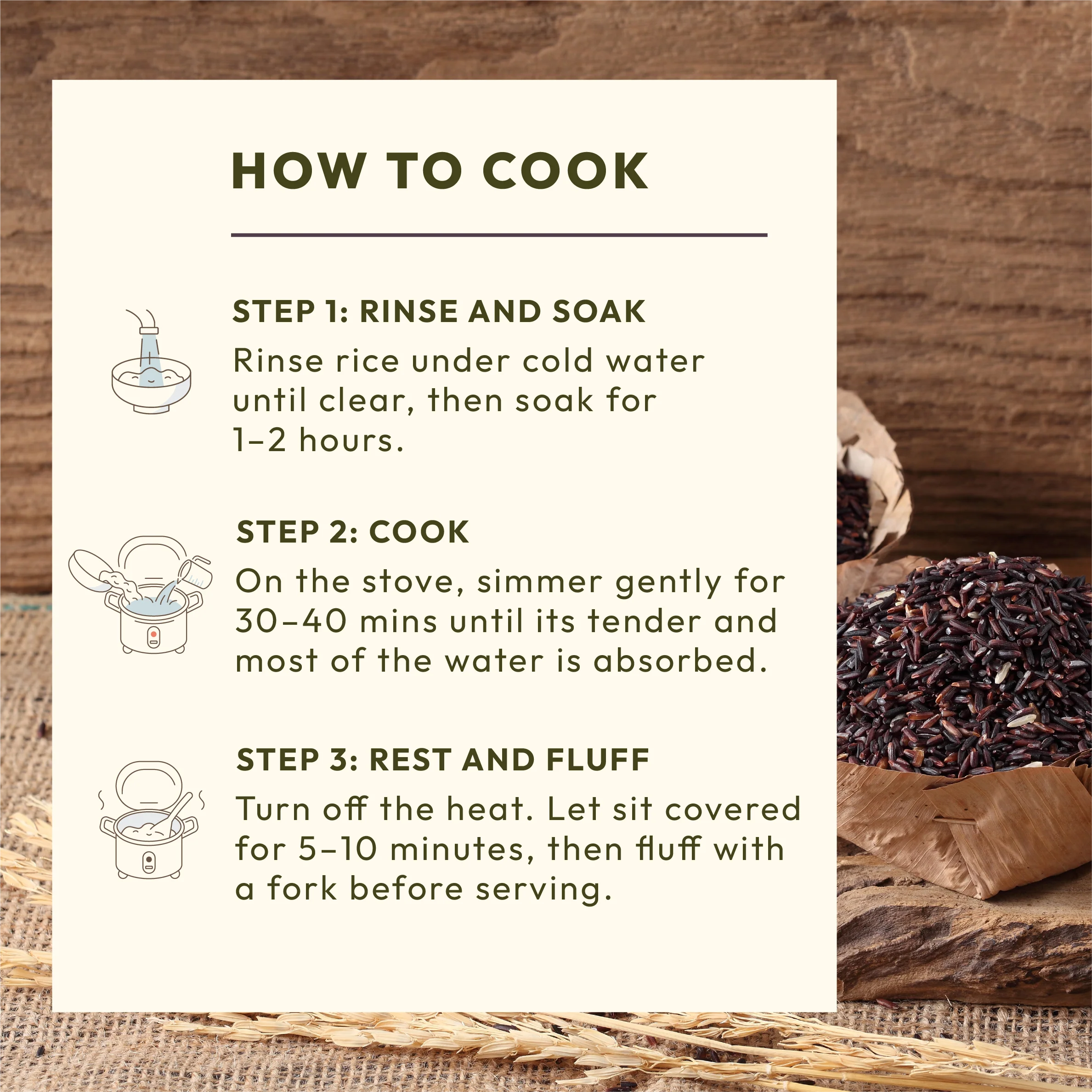 Manipur Chak Hao Black Rice | Low GI & High Fiber | 250gm - Image 9