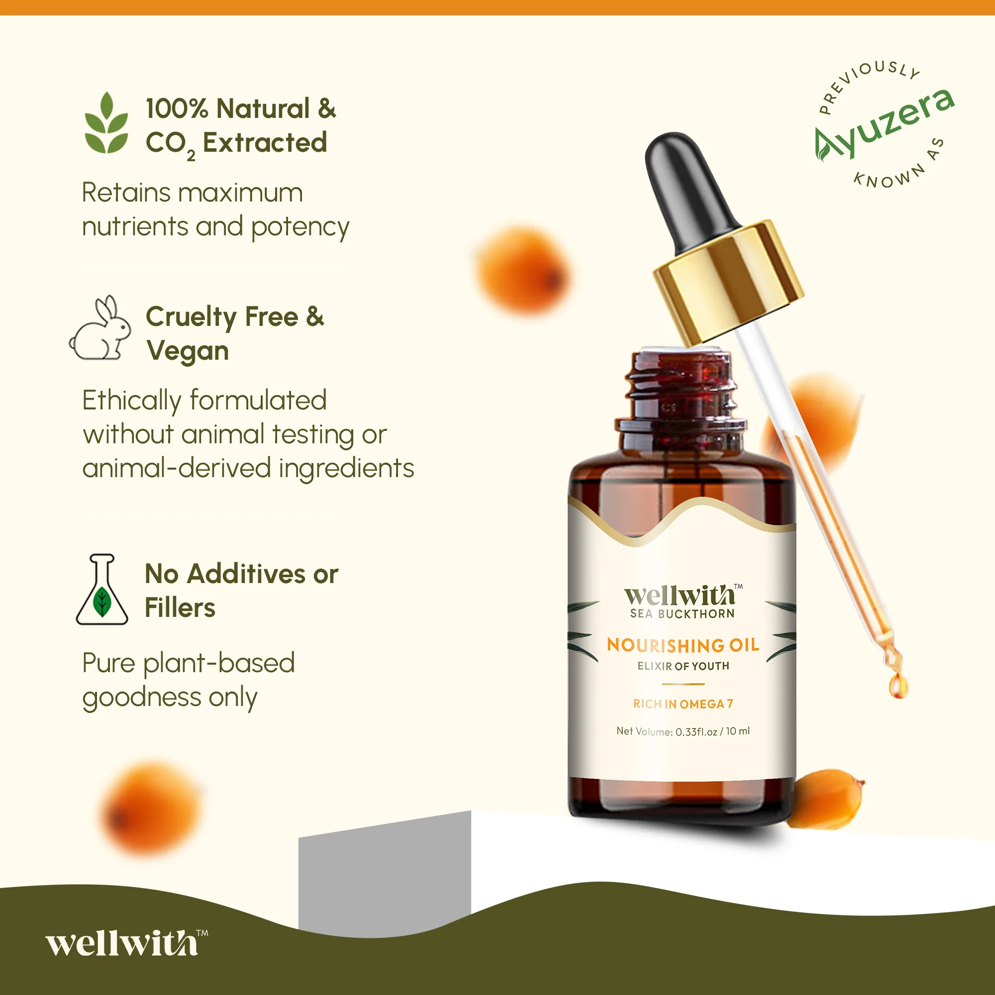 Sea Buckthorn Nourishing Oil 10ml - Image 7